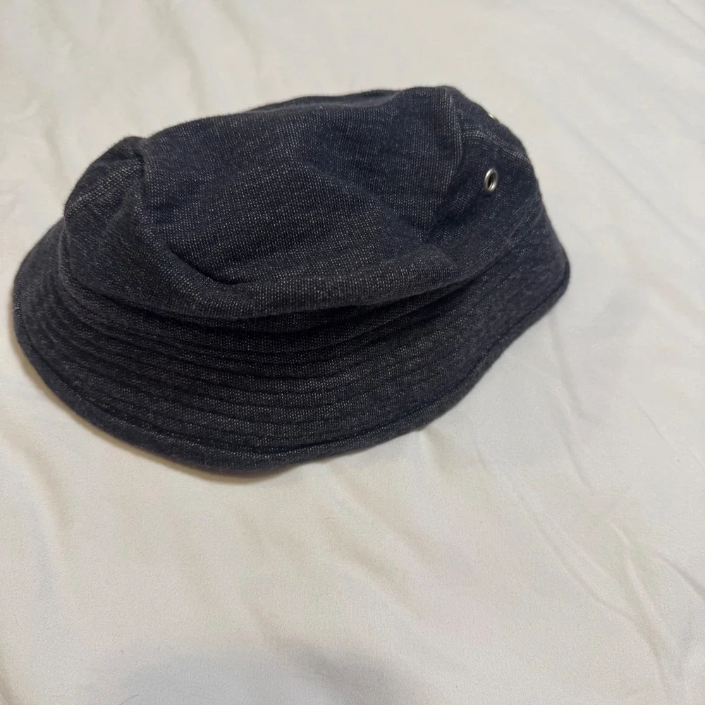 Harley-Davidson Baby Boys Bucket Hat Blue Heathered Jersey 12M Logo Patch